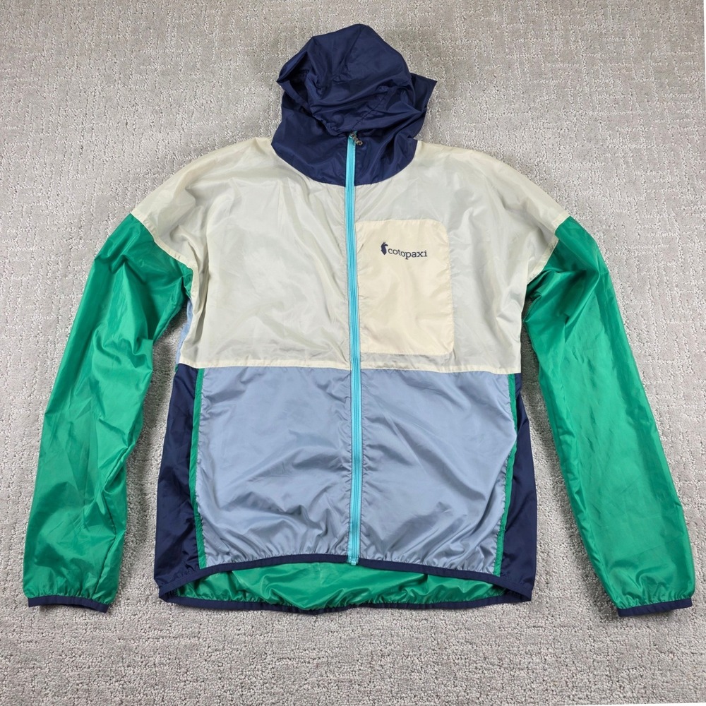 Cotopaxi Teca Technical Windbreaker Womens Small Colorblock Full Zip Jacket Fall